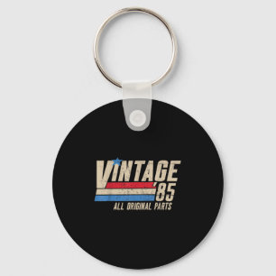 Vintage 85 Retro 40th Birthday 1985 Dad 40 For Men Key Ring