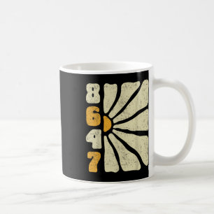 Vintage 8647 Anti-trump Retro Boho Flowers Floral Coffee Mug
