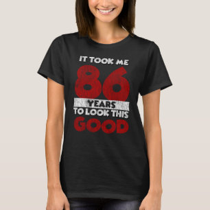 Vintage 86 Years Old Funny 86th Birthday Gift T-Shirt