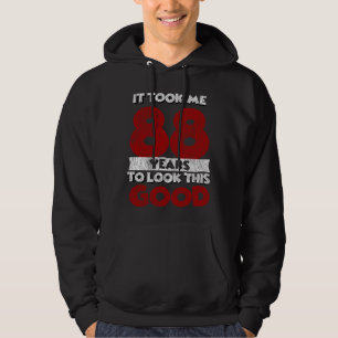 Vintage 88 Years Old Funny 88th Birthday Gift Hoodie
