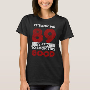 Vintage 89 Years Old Funny 89th Birthday Gift T-Shirt