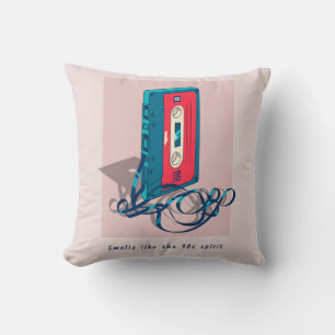 Vintage ’90s Cassette Tape Cushion
