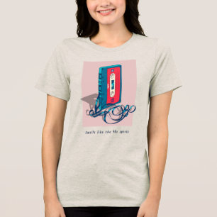 Vintage ’90s Cassette Tape Tri-Blend Shirt