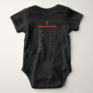Vintage 90s Heavy Metal Axolotl Band Tour Parody Baby Bodysuit