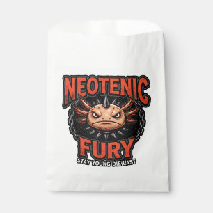 Vintage 90s Heavy Metal Axolotl Band Tour Parody Favour Bag
