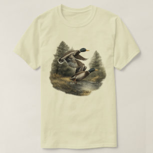 Vintage 90s Mallard Ducks Rustic Cabincore  T-Shirt