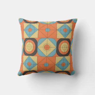 Vintage 90s Style Throw Pillow