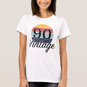 Vintage 90th Birthday Sunset T-Shirt