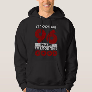 Vintage 96 Years Old Funny 96th Birthday Gift Hoodie