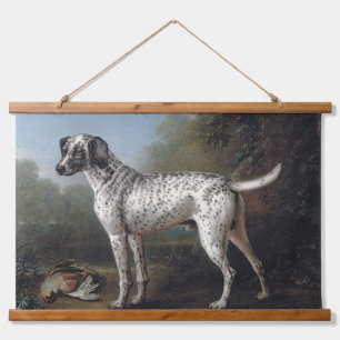 Vintage A Grey Spotted Hound John Wootton Hanging Tapestry