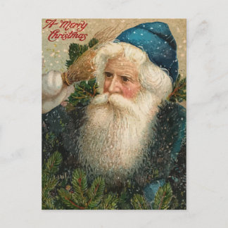 Vintage A Merry Christmas Holiday Postcard