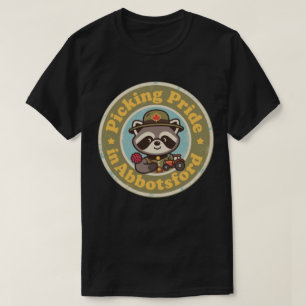 Vintage Abbotsford BC Farm Racoon T-Shirt