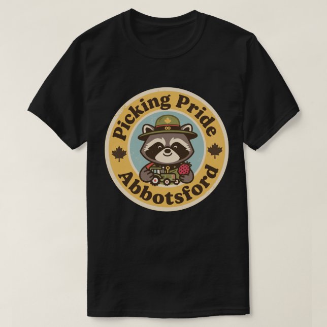 Vintage Abbotsford BC Picking Pride T-Shirt (Design Front)