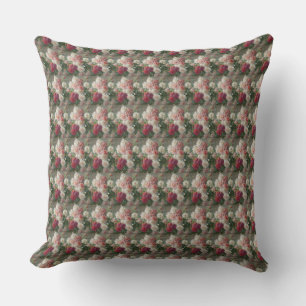 Vintage Abbott Fuller Graves Peonies Cushion