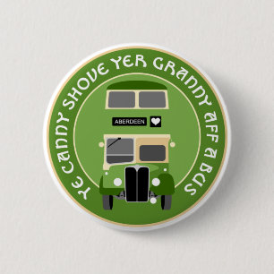 Vintage Aberdeen Double-decker Bus Badge