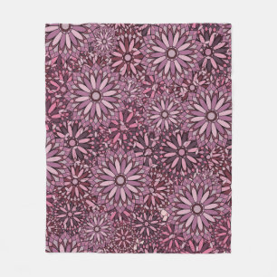 Vintage abstract background. Mandala style. seamle Fleece Blanket
