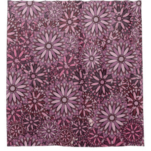 Vintage abstract background. Mandala style. seamle Shower Curtain