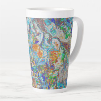 Vintage Abstract Dream –Sepia Fantasy Nature Latte Mug
