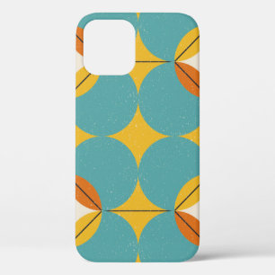 Vintage Abstract, Geometric Scandinavian Pattern. iPhone 12 Case