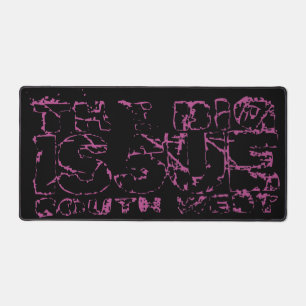 Vintage Abstract Grunge The Big Issue South West Desk Mat