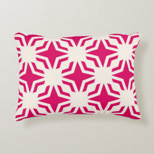 Vintage abstract ornamental geometric seamless pat decorative cushion