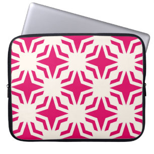 Vintage abstract ornamental geometric seamless pat laptop sleeve