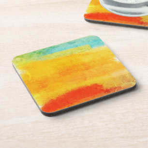 Vintage Abstract Painting Coaster