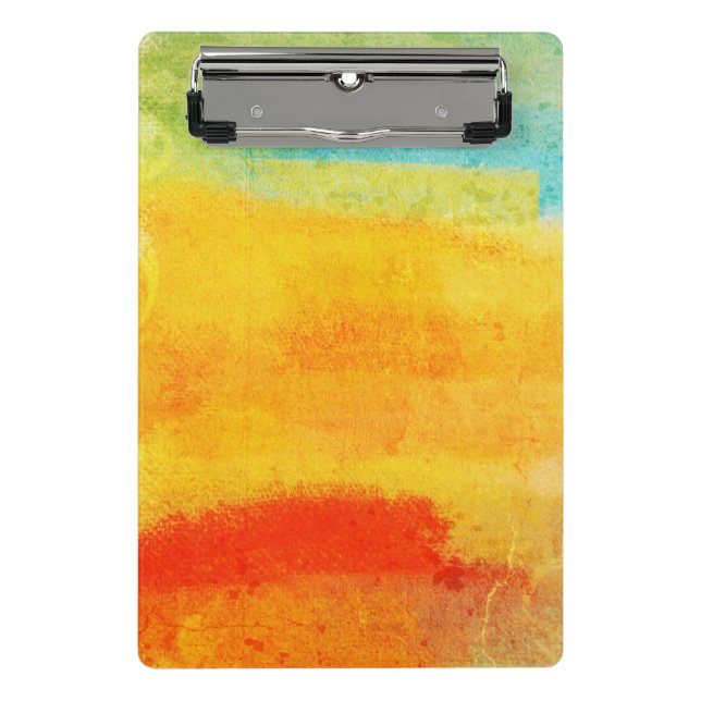 Vintage Abstract Painting Mini Clipboard (Front)