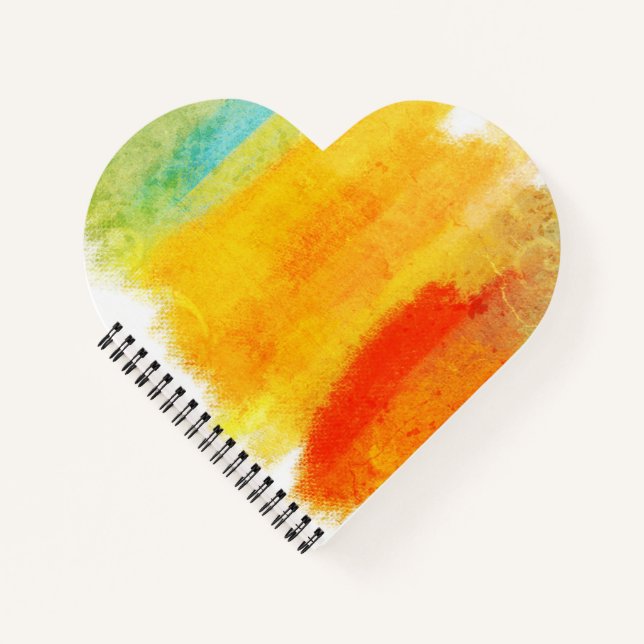 Vintage Abstract Painting Notebook (Front)