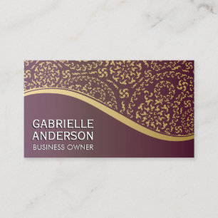 Vintage Abstract Pattern Business Card
