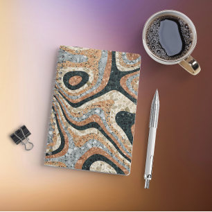 Vintage Abstract Quartz Stone Natural Notebook