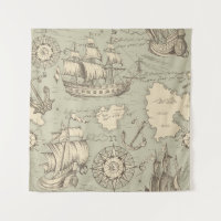 Vintage abstract seamless pattern on the theme of 