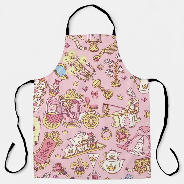 Vintage abstract seamless pattern. Simple Little P Apron (Front)