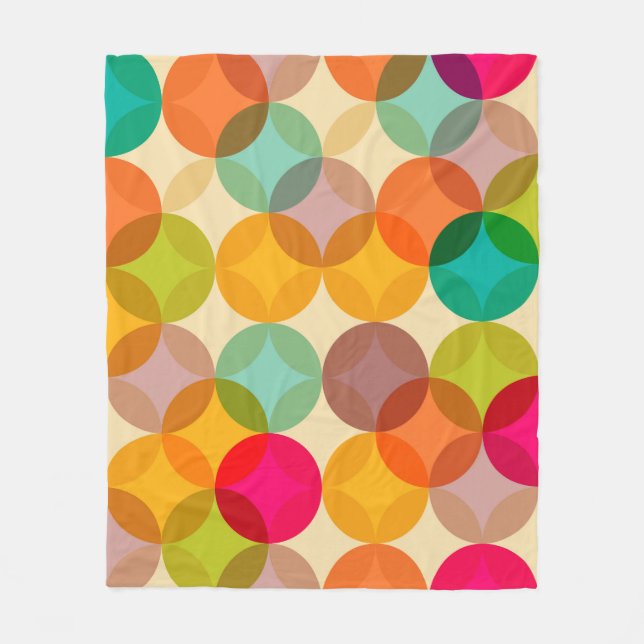 Vintage abstract seamless patternpattern,backgroun fleece blanket (Front)