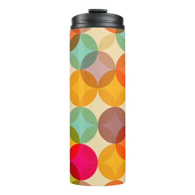 Vintage abstract seamless patternpattern,backgroun thermal tumbler (Front)