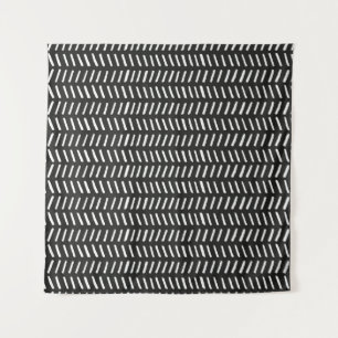 vintage Abstract Stripes Horizontal Seamless Patte Tapestry