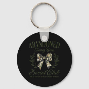 Vintage Abyndoned Hunting Wives Social Club Retro  Key Ring