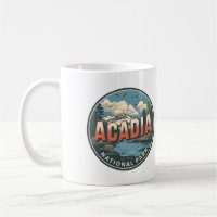 Vintage Acadia National park outdoor nature gifts
