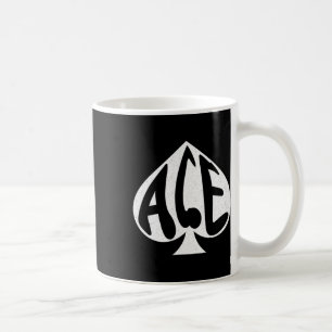 Vintage Ace Of Spades Texas Hold'em Playing Card Coffee Mug