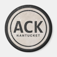 Vintage ACK Nantucket MA Massachusetts Beach Tag