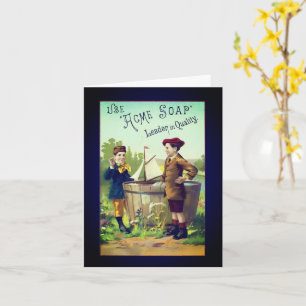 Vintage Acme Soap Ad Blank Note Card