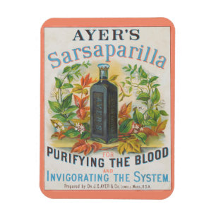 Vintage Ad For Ayer's Sarsaparilla. Magnet