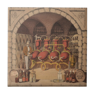 Vintage Ad For Belfast Ginger Ale. Ceramic Tile