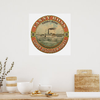 Vintage Ad For Fanny Ross Copper Distilled Whiskey Poster