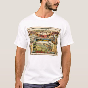 Vintage Ad For Glidden Steel Barb Wire T-Shirt