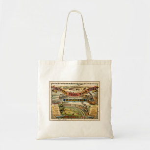 Vintage Ad For Glidden Steel Barb Wire Tote Bag