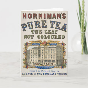 Vintage Ad For Horniman's Pure Tea Card