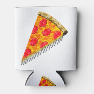 Vintage Ad Pizza Slice Can Cooler