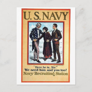 Vintage Ad Poster Postcard