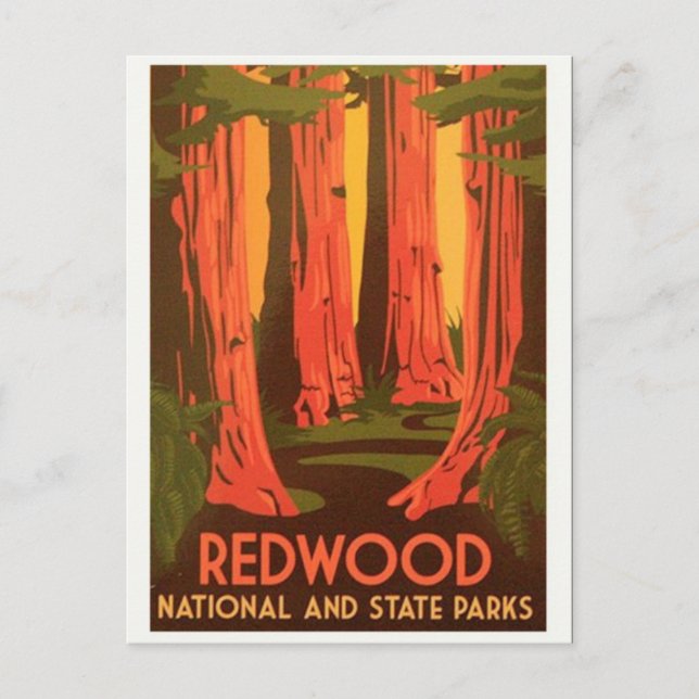 Vintage Ad Poster Postcard (Front)